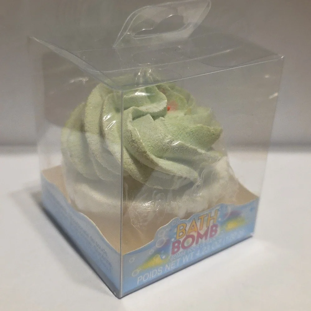 Cupcake Novelty Green Bath Bomb